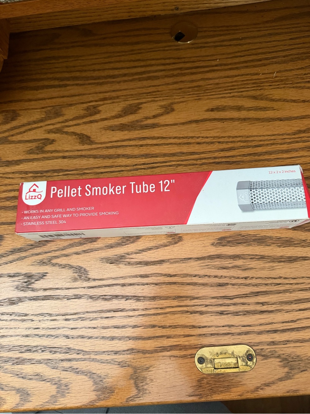 Red Pellet Smoker Tube 12" - Stainless Steel